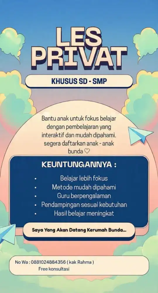 Les privat daerah depok