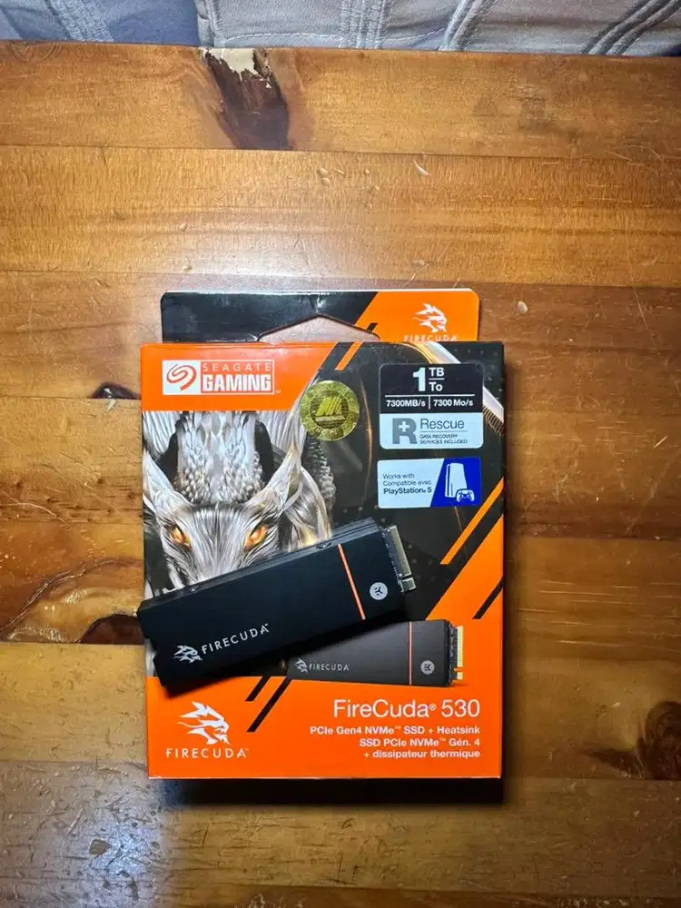 SSD Seagate Firecuda 530 1TB Heatsink PS5 Garansi Resmi Bekas Second