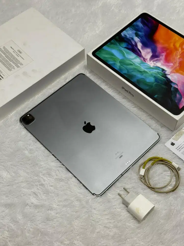 iPad Pro 2020 256GB 12.9 inch Cellular Resmi iBox Fullset Original