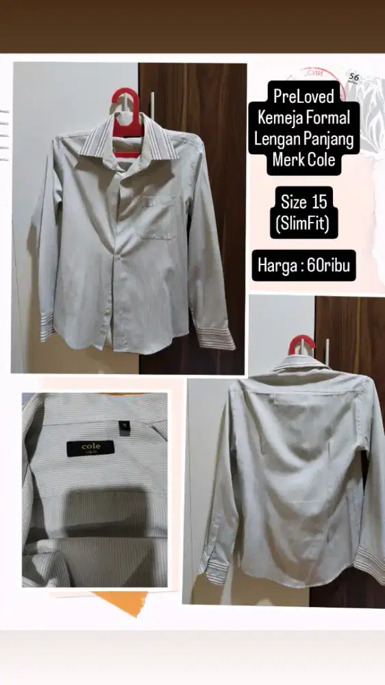 Jual kemeja/baju (preloved)