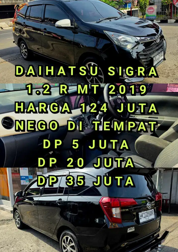 Daihatsu Sigra 2019 Bensin DP 5 JUTA