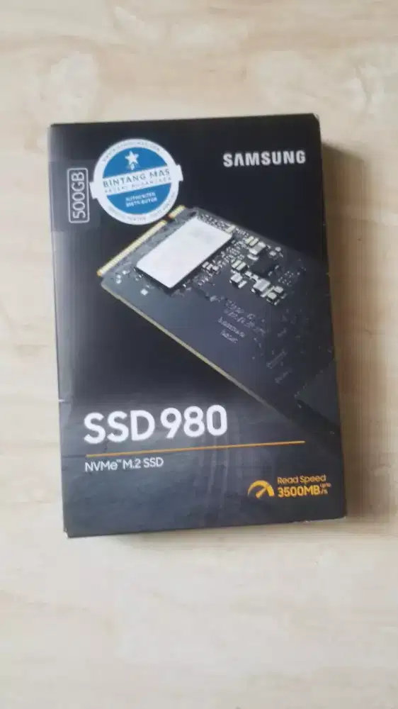 Nvme M.2 Ssd 500Gb samsung 980 pci 3.0