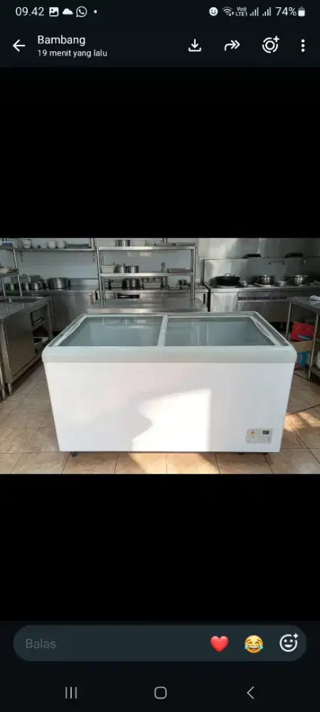 Freezer box sleeding 350L GEA