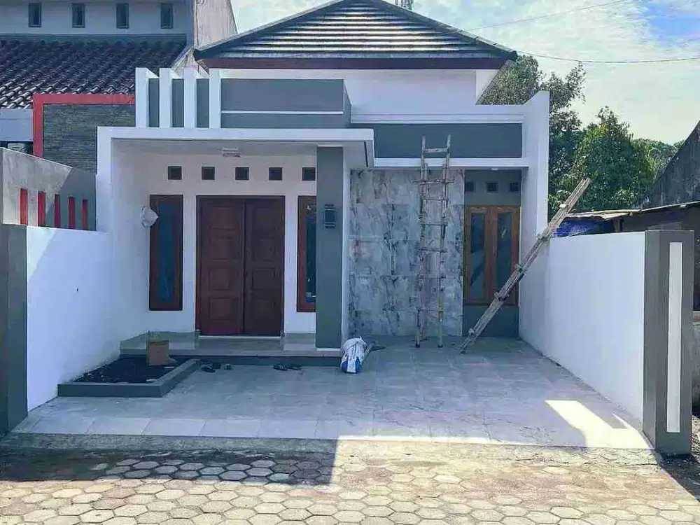 dijual rumah 2 unit siap bangun, 1 unit   proses finishing disidokarto godean