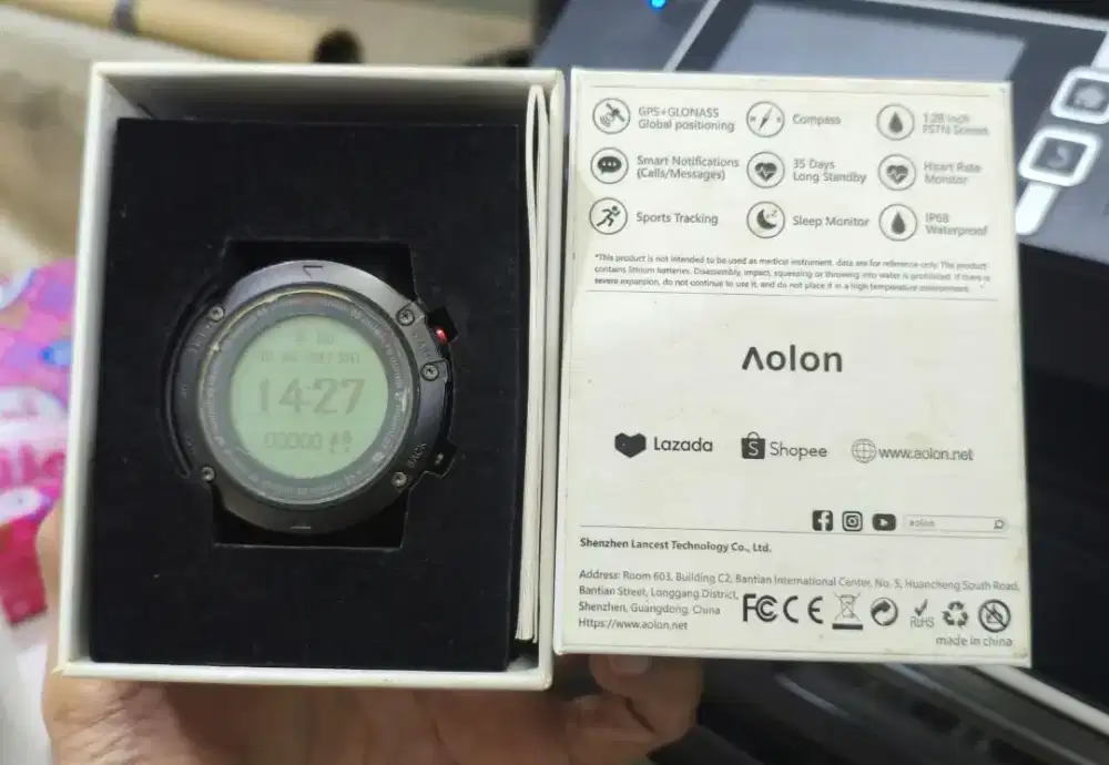 Smartwatch Aolon DM18 GPS (langka)