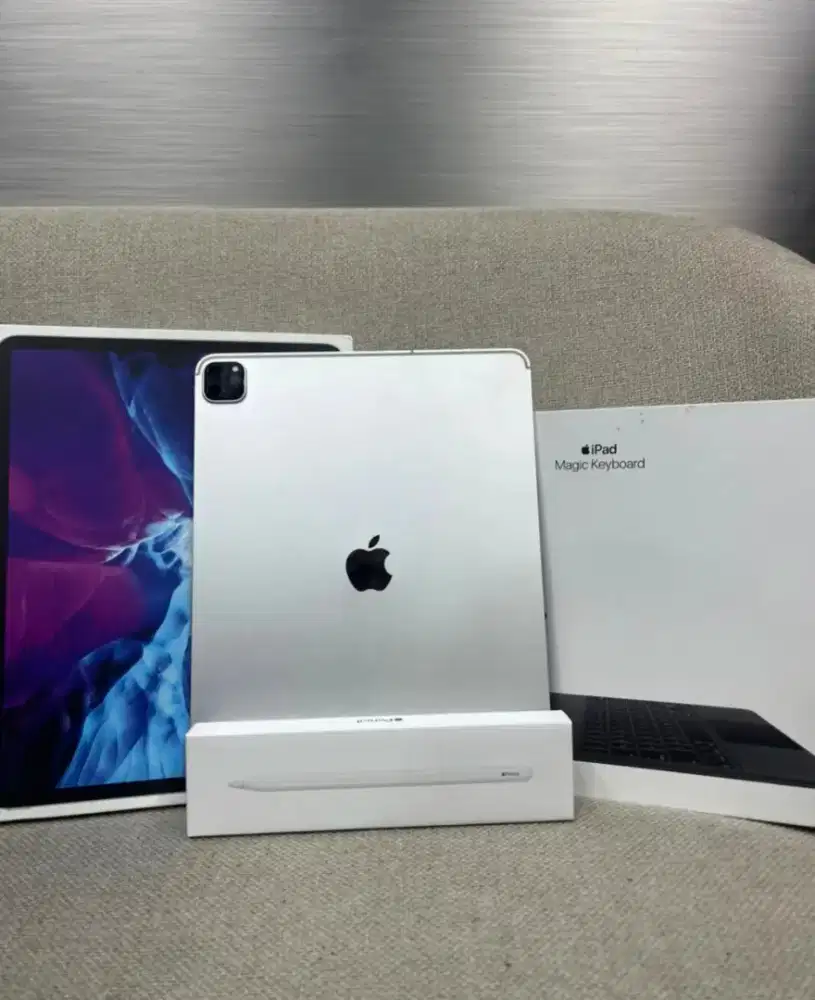 Ipad pro 2018 12,9 inc gen 4 ibox wifi only free pensil + keyboard
