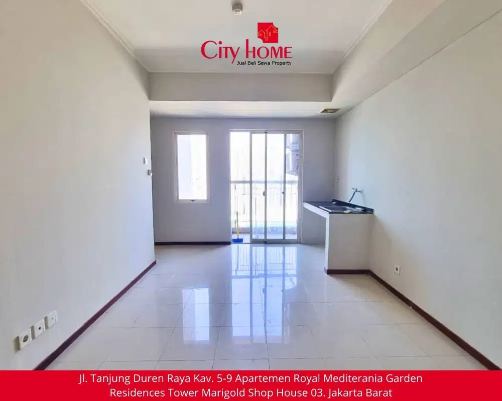 Sewa Apartemen Unfurnished di Royal Mediterania Garden Residences