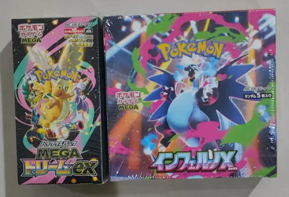 Pokemon TCG Booster Box Mega Dream Japan & Inferno X Japan