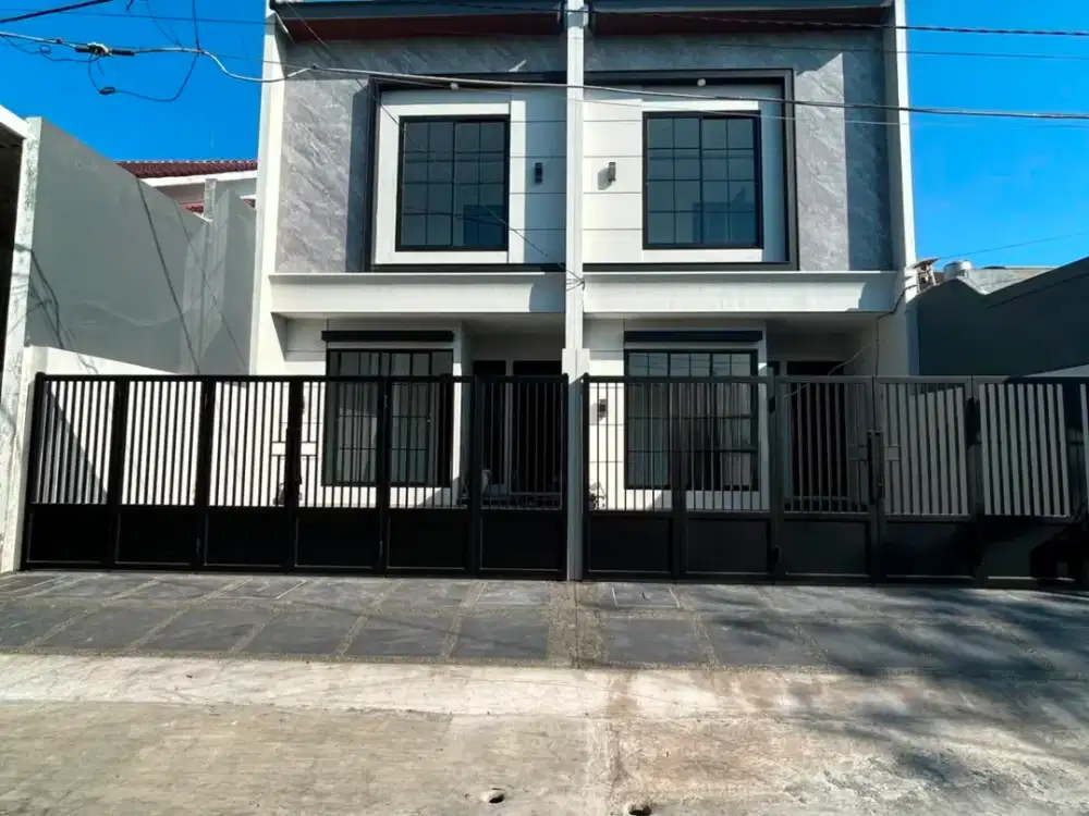 DIJUAL RUMAH BARU GRESS 2 UNIT WISMA MUKTI, ONE GATE SYSTEM