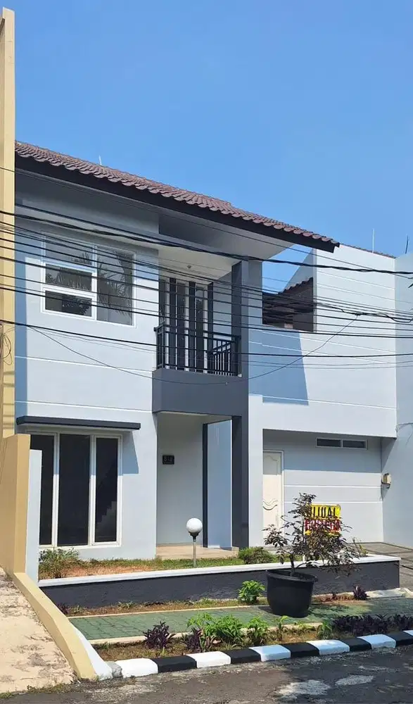 Di Jual rumah siap huni di pesona khayangan juanda dekat Tol margonda