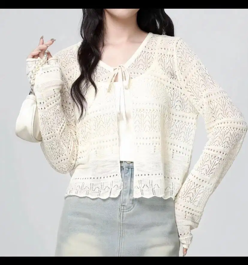 Apricot sweater rajut