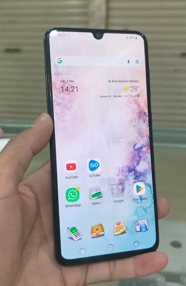 Samsung A70 Masih Ting Ting Ram 6/128gb Mulus Hp dan Cas ORI aja