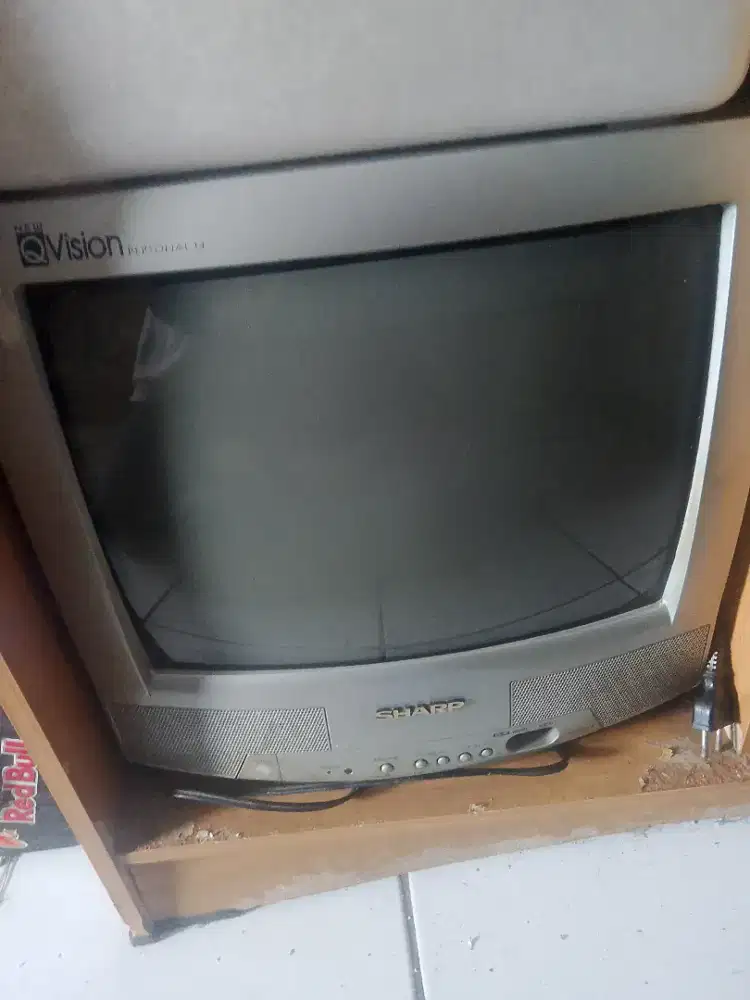 TV tabung 14 merk Sharp +STB+antena