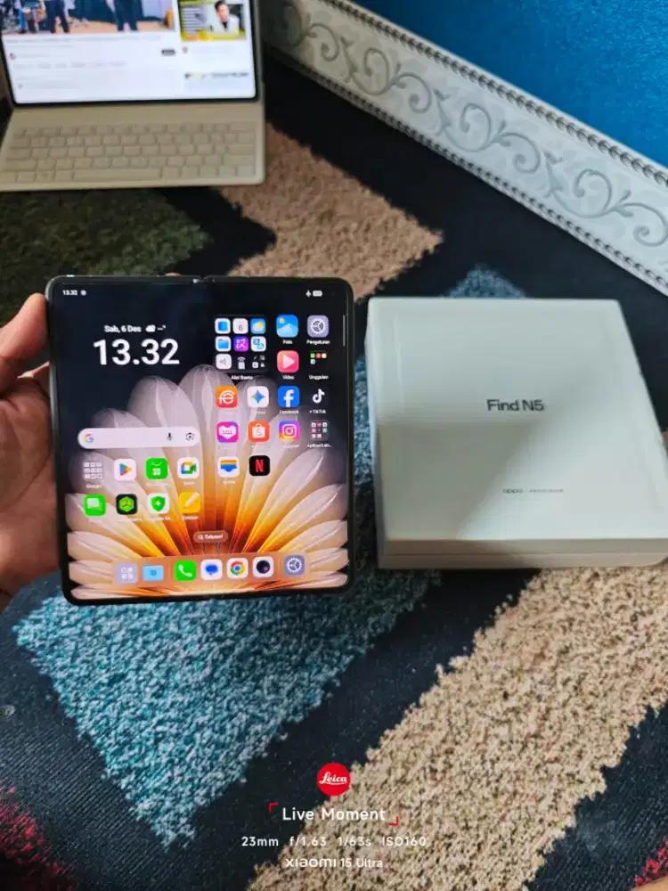 Oppo Find N5 Fold 16/512Gb Mulus Normal Bisa Tuker Tambah