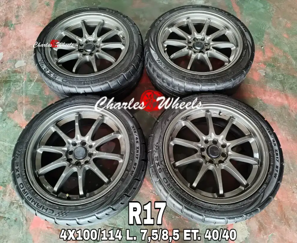 Jual velg ce28 r17 4x100 4x114,3 avanza xenia vios dll