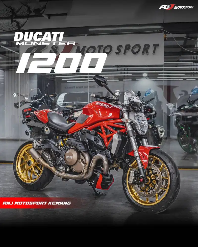 (STNK & BPKB) Ducati Monster 1200 795 Nik 2015 SC Project