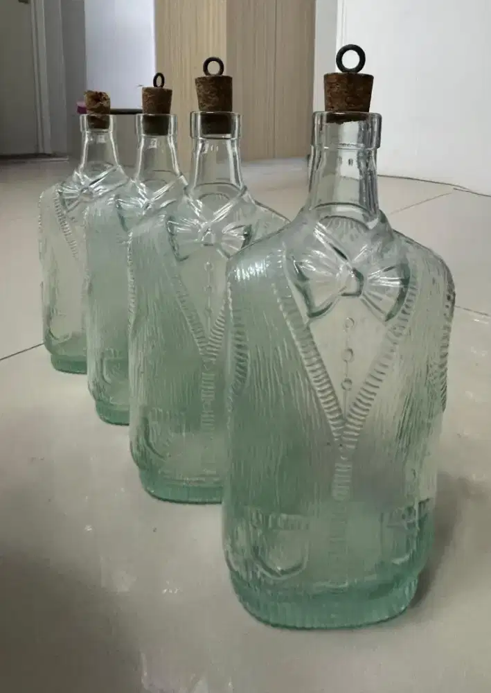 4 botol beling model antik