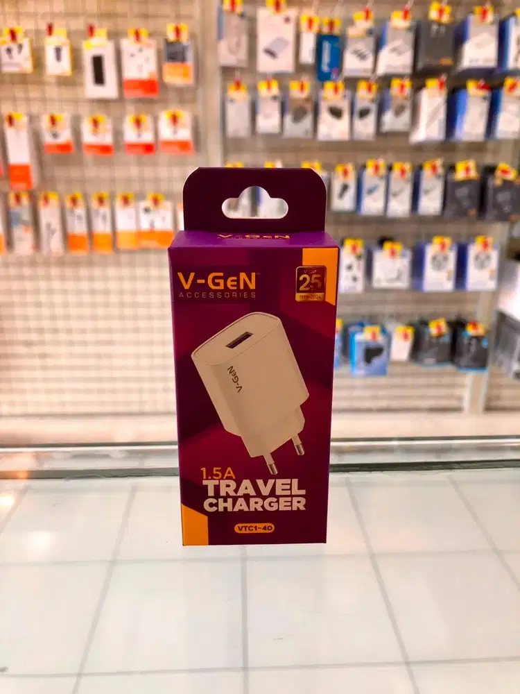 V-GEN Travel Charger VTC1-40 Single USB 1.5A