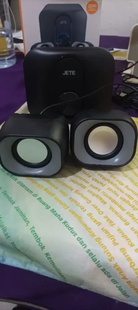 Speaker JeTe baru, eks hadiah doorprize