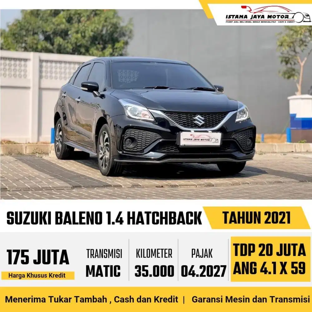 Suzuki Baleno HB AT 2021 Hitam