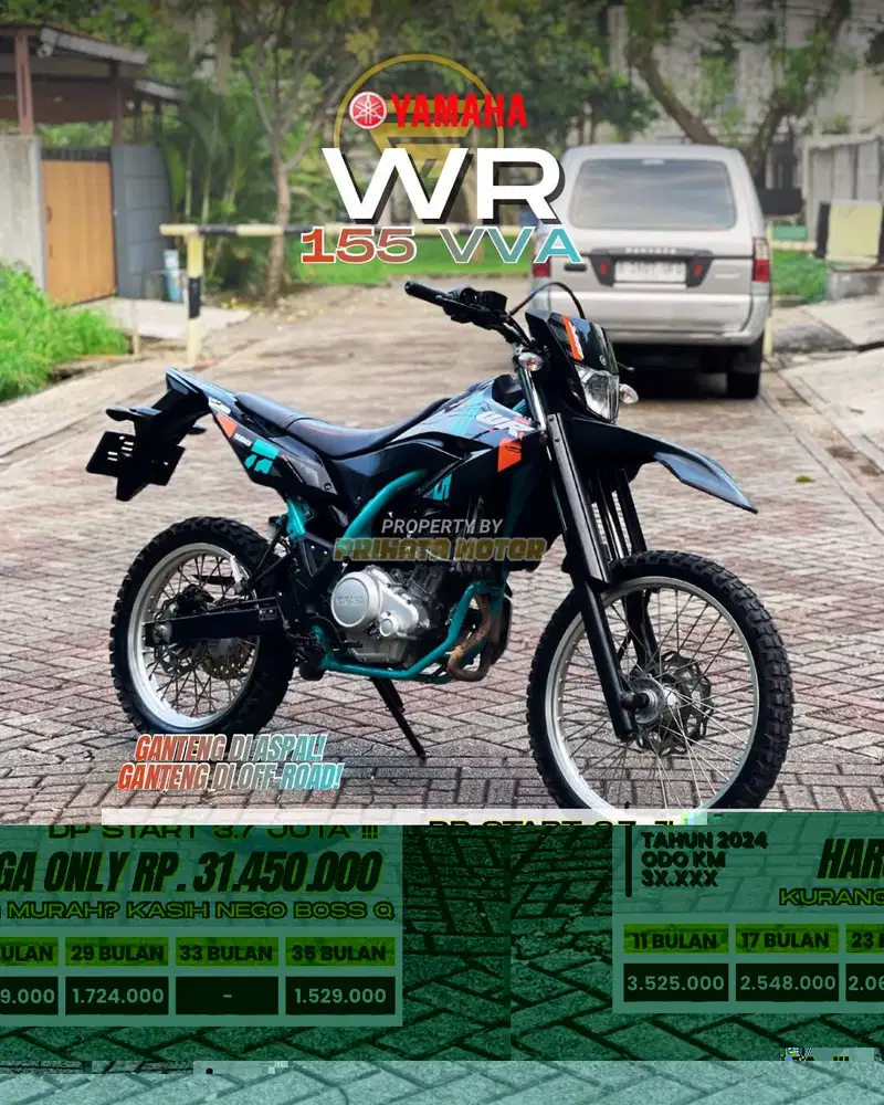 CREDIT DP MULAI 3.7 JUTA !!! YAMAHA WR 155R VVA 2024