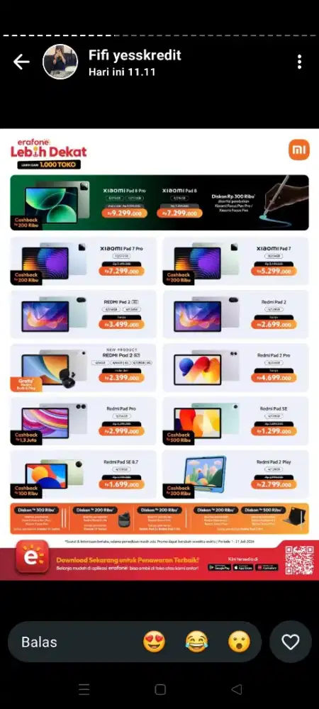 promo cicilan tab
