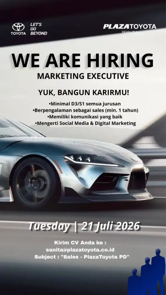 Dibutuhkan Sales Toyota