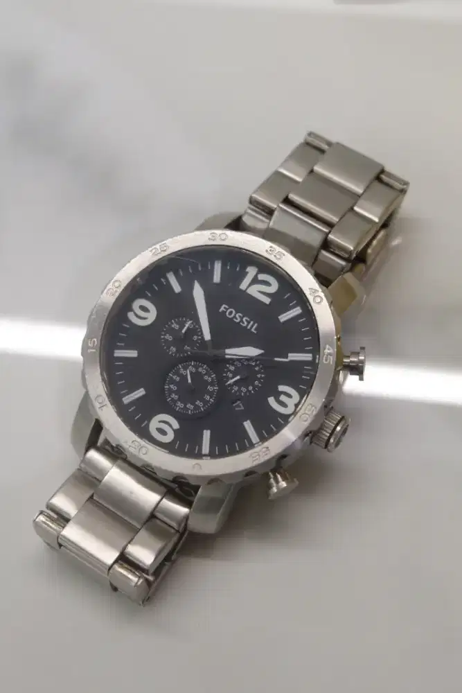 Jam Fossil cowo diameter besar Fullset dan original 100%