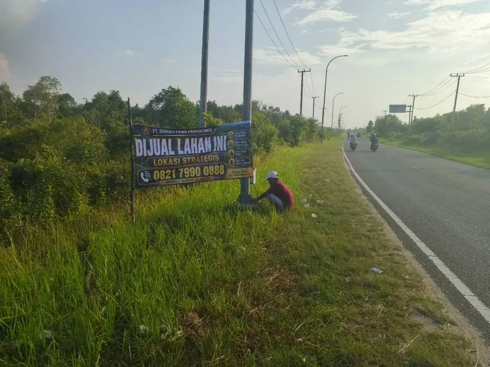 Jual lahan tuk pabrik di bangka