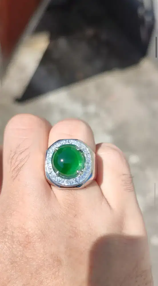 Cincin batu jadeite jade giok type A myanmar
