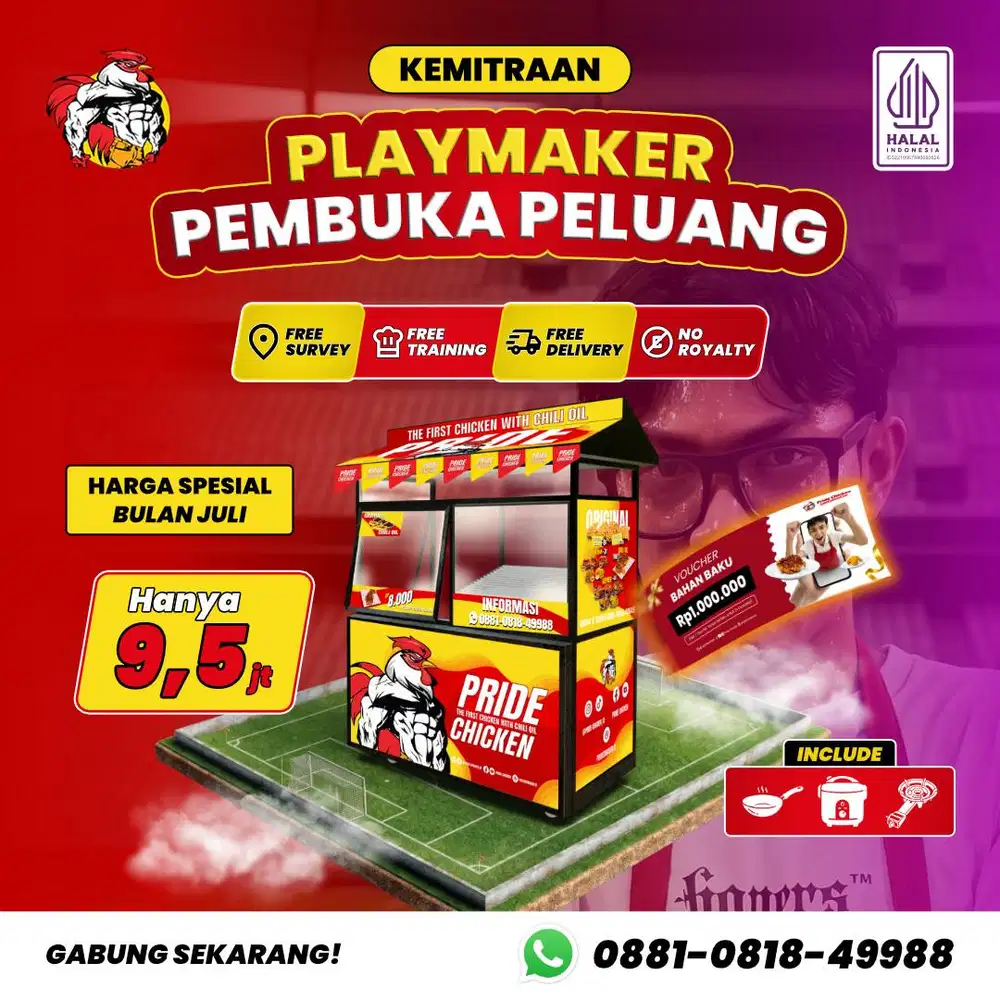 Franchise Pride Chicken | Peluang Usaha Ayam Crispy Modal Terjangkau