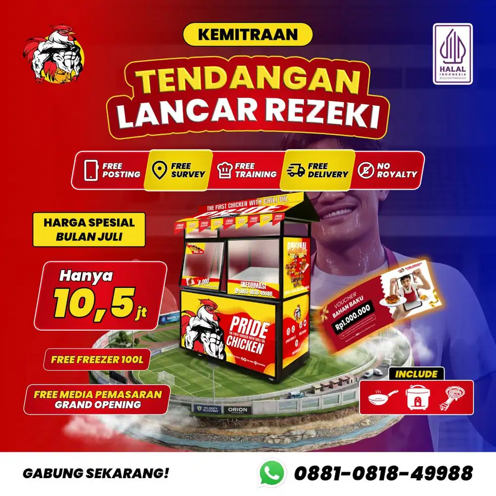 Franchise Pride Chicken | Peluang Usaha Ayam Crispy Modal Terjangkau