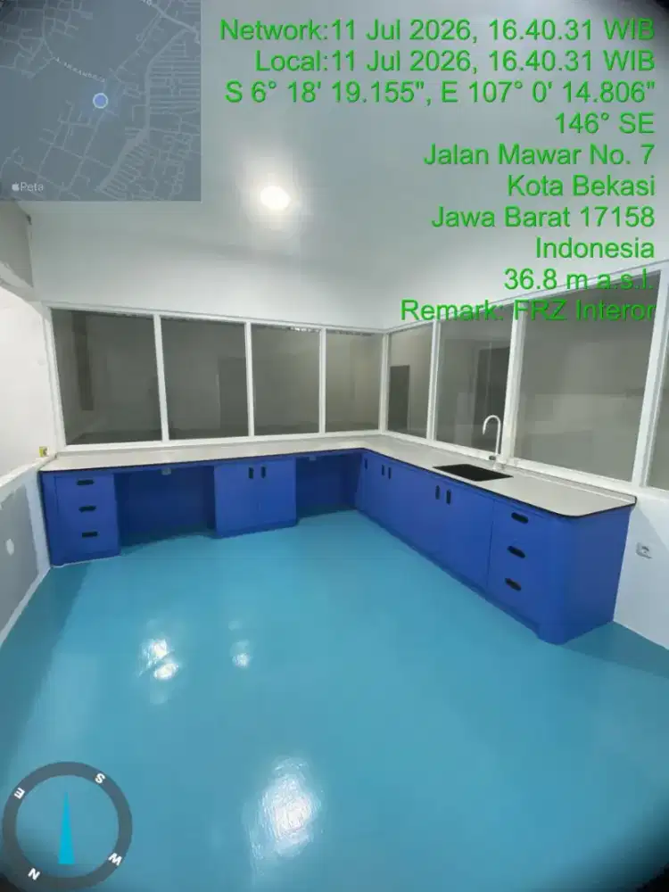 meja laboratorium