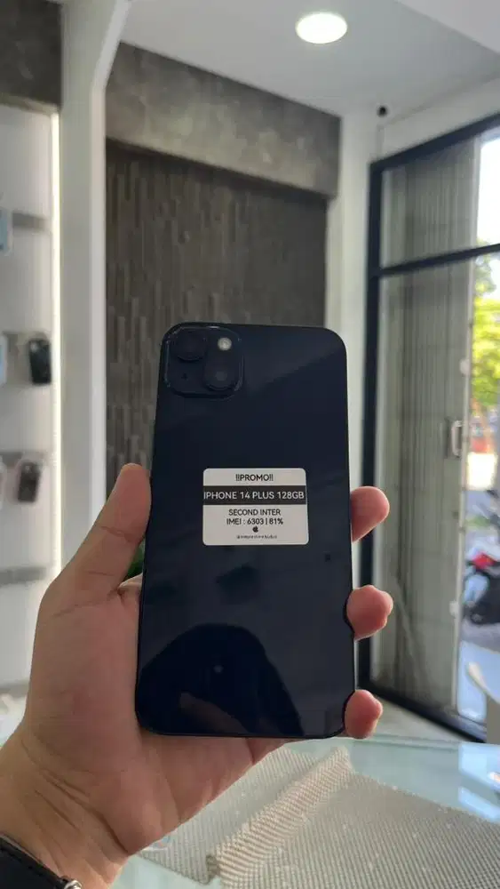 iphone 14 plus 128 ex inter all original  fullsett