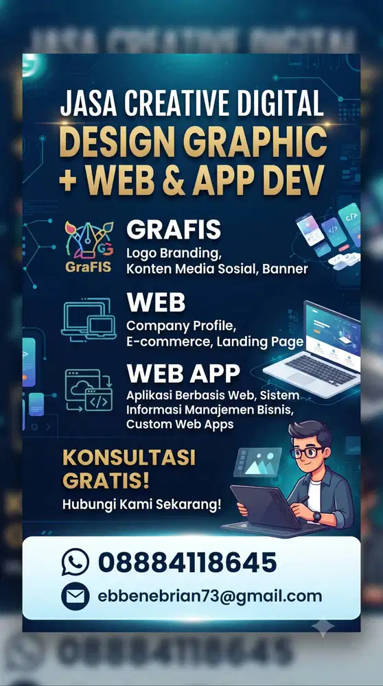 Jasa Graphic Design + WebDevelopment