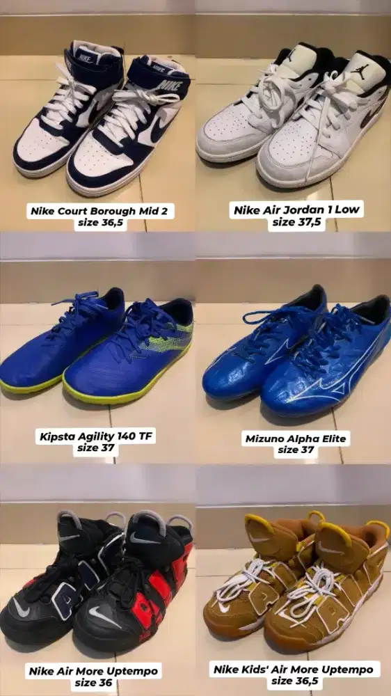 Preloved Kids Shoes