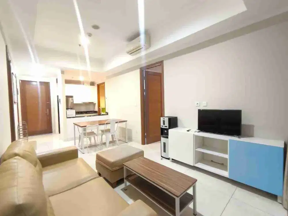 Disewakan Unit Apartemen Taman Anggrek Tipe Kondominium 2BR Kondisi Furnished Lengkap