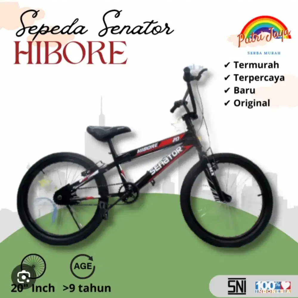 Sepeda bmx senator hibore 20