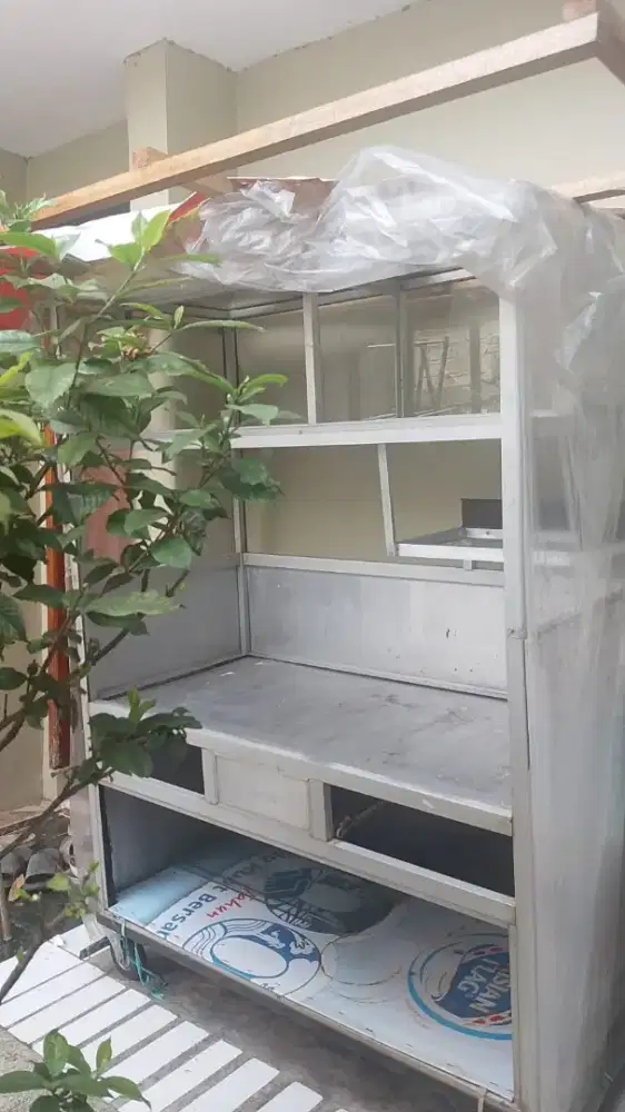 DI JUAL Gerobak jualan dari aluminium
