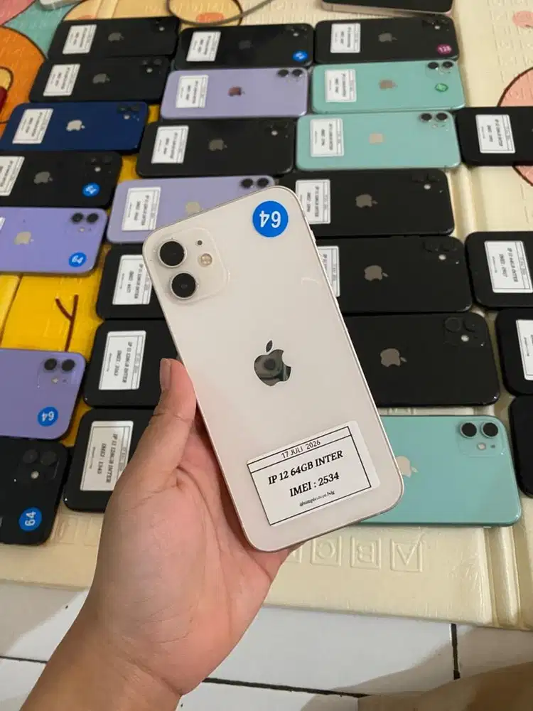 IPHONE 12 64GB ALL OP FULLSET TERIMA TUKAR TAMBAH KREDIT SERVIS