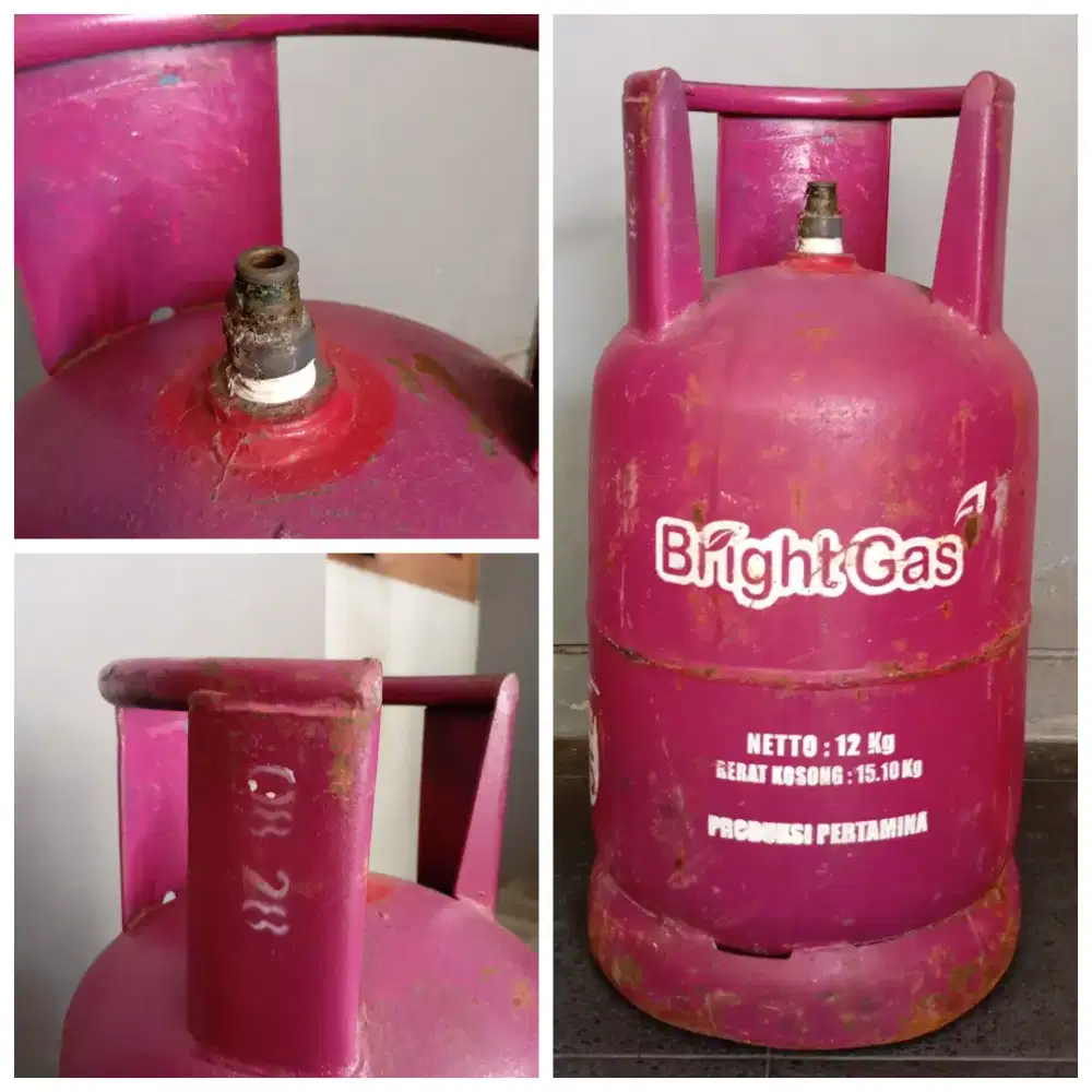 Tabung Bright Gas Pink 12 Kg Kosong