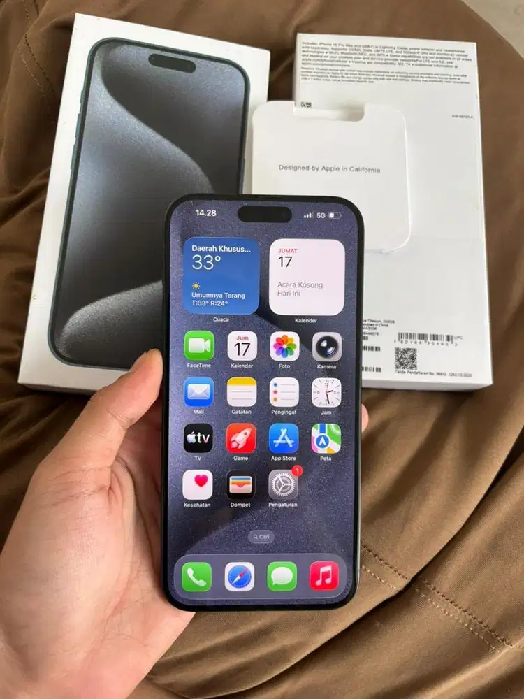 Appple iphone 15 pro max 256gb ibox resmi