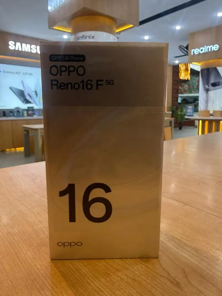 PROMO HP OPPO RENO 16F 5G  8/256 GARANSI RESMI BARU DAN SEGEL