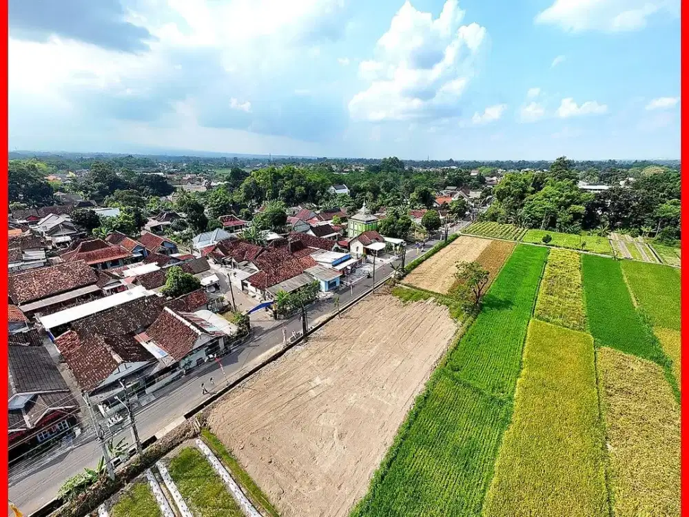 Dekat Stadion Maguwoharjo Dijual Tanah Jogja di Purwomartani