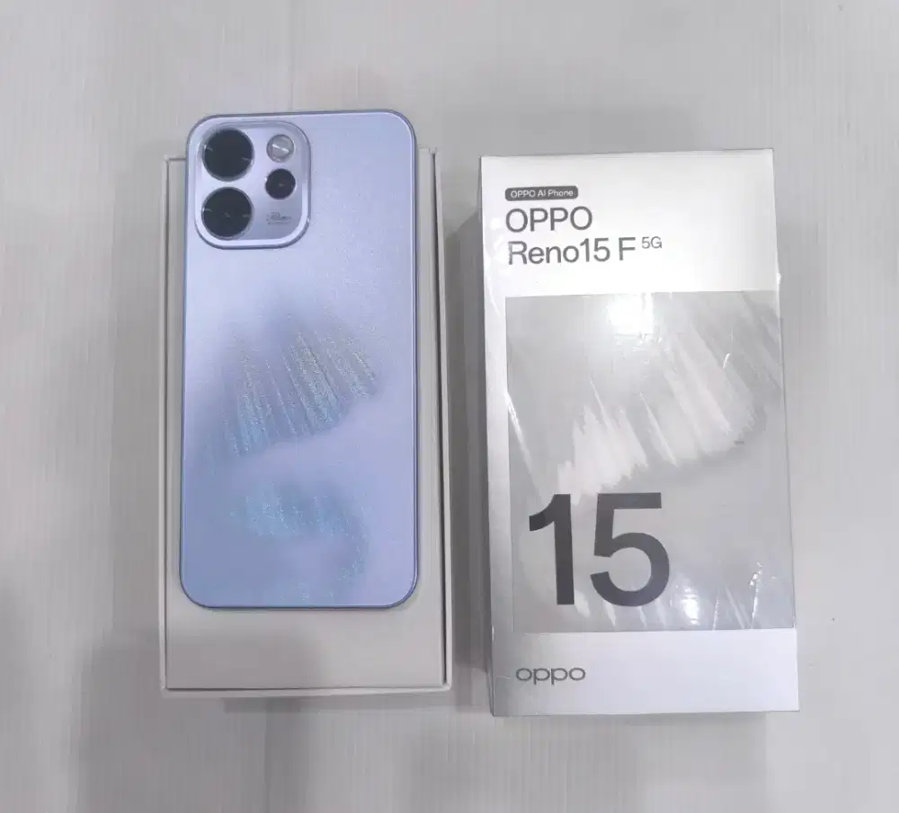 oppo Reno 15 F 5G ram 8/256 komplit ori istimewa