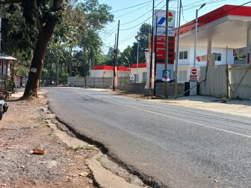 Tanah murah depan pom besin UNNES 200 meter dari gerbang UNNES
