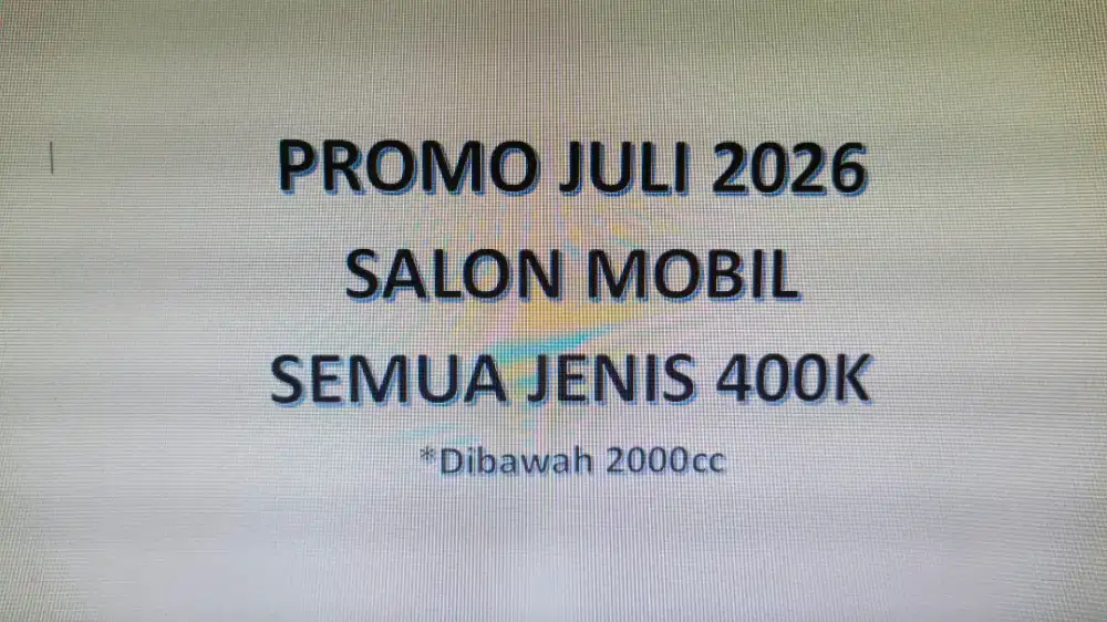 Salon mobil / Poles Mobil Motor panggilan