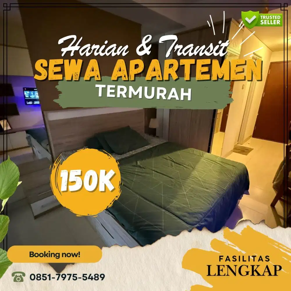 Sewa Apartemen Treepark City Cikokol Harian/Transit Termurah Tangerang