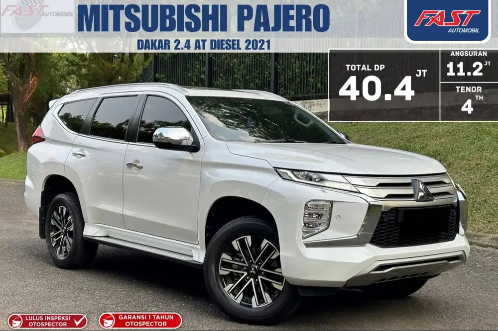 MITSUBISHI PAJERO DAKAR 2021 2.4 AT DIESEL READY TO USE GARANSI 1 THN