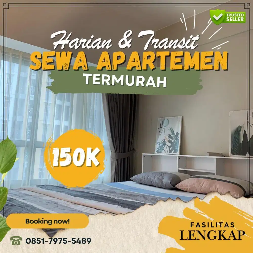 Sewa Apartemen Collins Boulevard Tangerang Harian/Transit Termurah